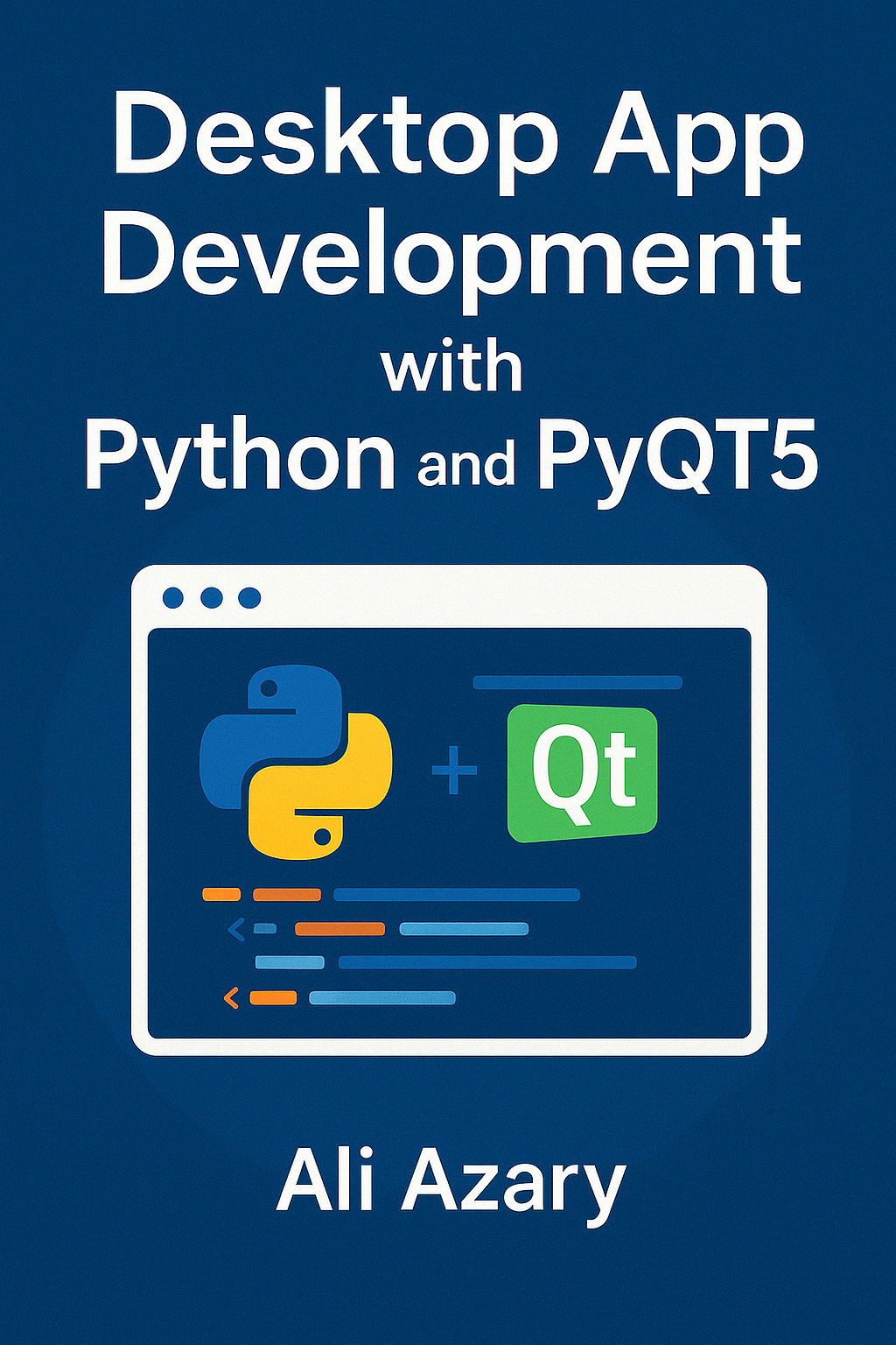 App Development With PyQt5 (PDF Ebook + Source Codes) Cover